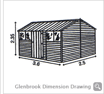 Glenbrook Dimension Drawing - Click to Enlarge