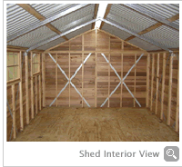 Shed Interior - Click to Enlarge