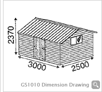 GS810 Dimension Drawing - Click To Enlarge