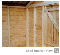 Shed Interior View - Click To Enlarge