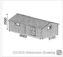 GS1020 Dimension Drawing - Click To Enlarge