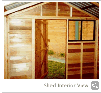 Shed Interior View - Click To Enlarge