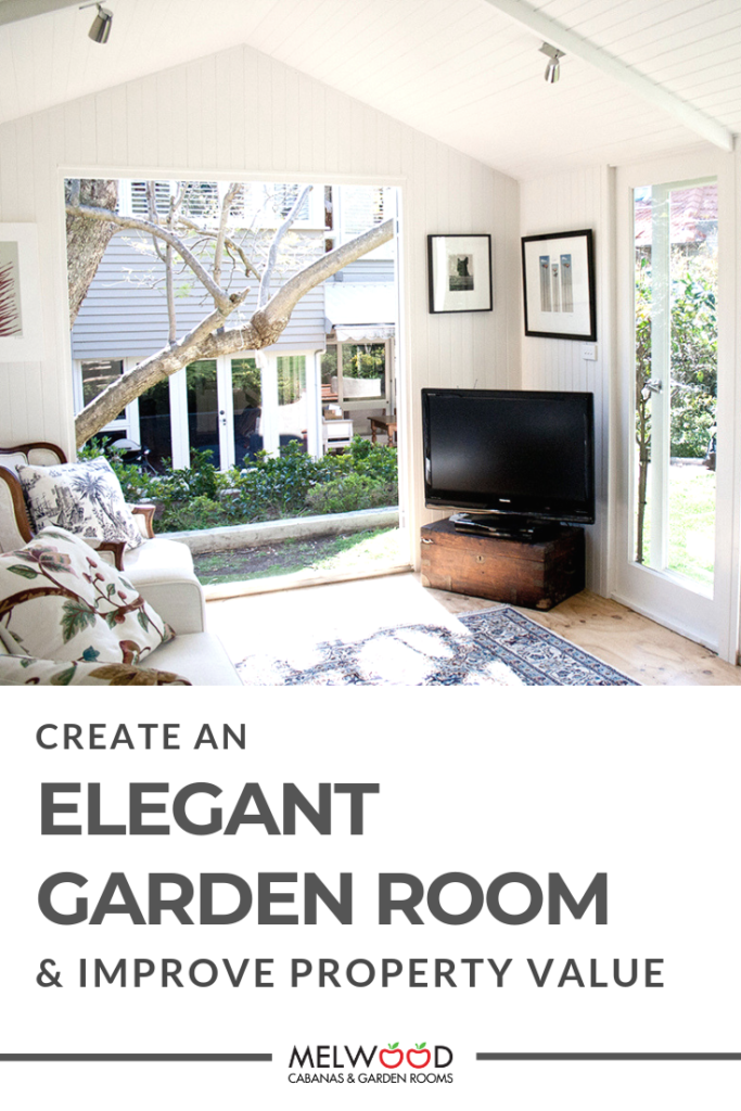 Create an elegant garden room