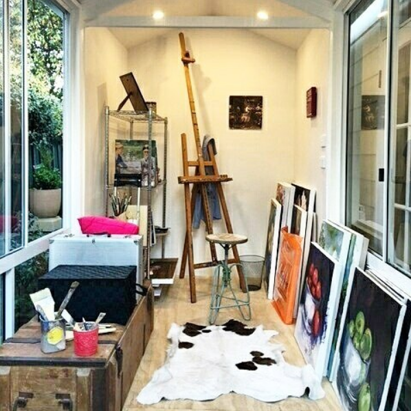 small backyard studio and office