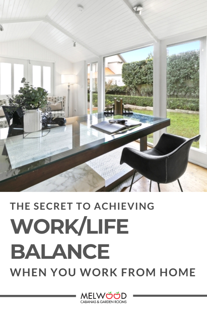 The secret to achieving work/life balance