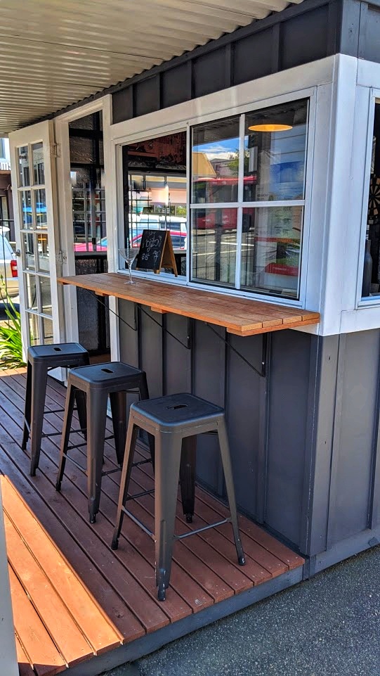 Melwood Backyard bar featuring counter