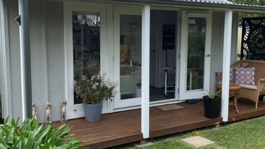 A Backyard Hobby Room, a Husband’s Gift to His Wife