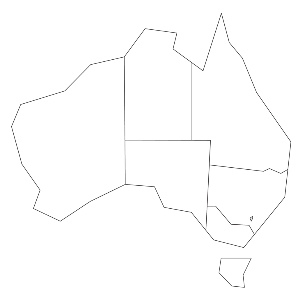 Australia with ACT highlighted