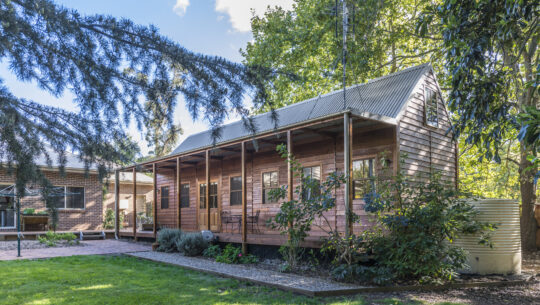 A self-contained garden cottage 