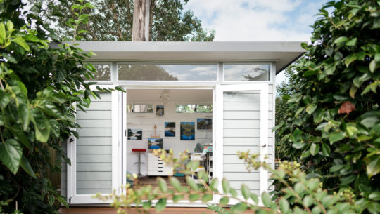 The backyard beckons: Art studio unlocked