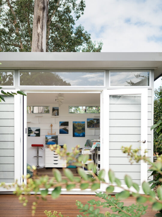 The backyard beckons: Art studio unlocked